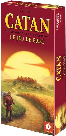 JEU CATAN - EXTENSION : LE JEU DE BASE POUR 5 ET 6 JOUEURS